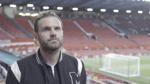 Juan Mata en el Old Traffors
