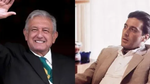 Andrés López Obrador /Al Pacino como Michael Corleone
