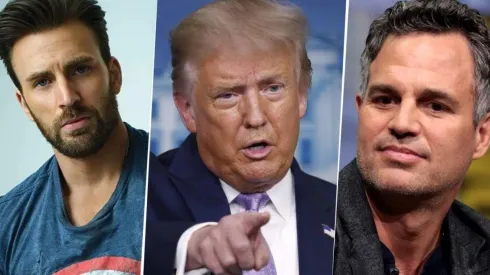 La crítica de Mark Ruffalo a Donald Trump para defender a Chris Evans por su foto íntima filtrada