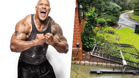 Dwayne 'The Rock' Johnson arrancó la reja de su casa con sus manos: el motivo