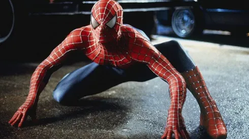 Tobey Maguire en su papel de Spiderman.
