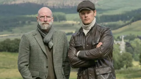 Sam Heughan y Graham McTavish.
