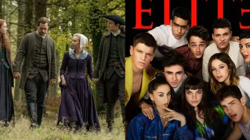 El elenco de Élite y el de Outlander
