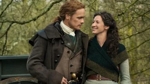 Sam Heughan y Caitriona Balfe
