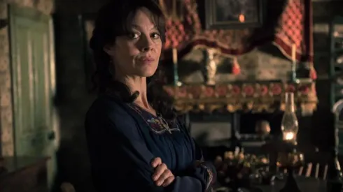 Helen McCrory en su papel de Tía Polly
