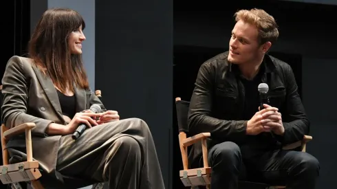 Sam Heughan y Caitriona Balfe
