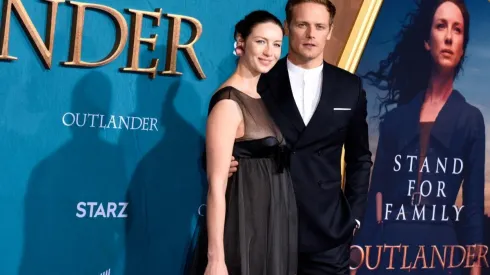 Sam Heughan y Caitriona Balfe
