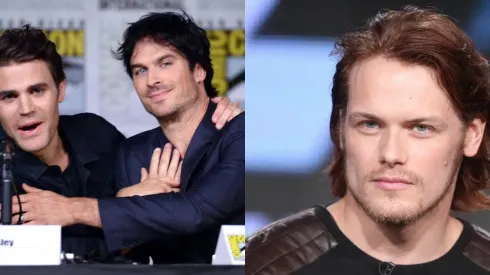 Paul Wesley, Ian Somerhalder y Sam Heughan
