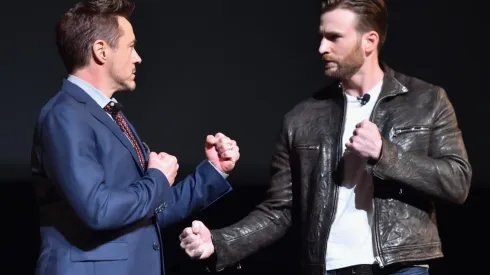 Chris Evans y Robert Downey Jr
