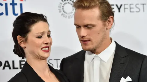 Sam Heughan y Caitriona Balfe
