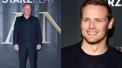 Mark Lewis y Sam Heughan
