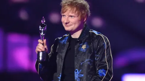 Ed Sheeran en los BRIT Awards 2022.
