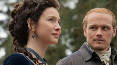 Sam Heughan y Caitriona Balfe
