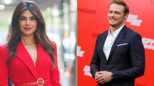 Priyanka Chopra y Sam Heughan
