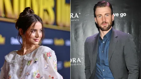 Ana de Armas y Chris Evans
