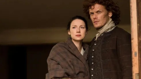 Sam Heughan y Caitriona Balfe
