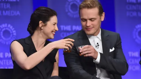 Sam Heughan y Caitriona Balfe
