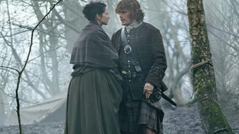 Sam Heughan y Caitriona Balfe
