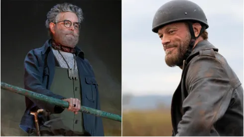 L-R: Timothy Omundson (Hephaestus) and Adam Copeland (Ares)
