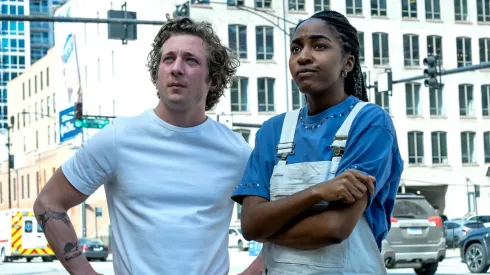 Jeremy Allen White and Ayo Edebiri in 'The Bear' 
