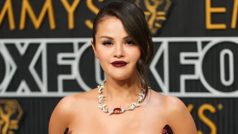 Selena Gomez attends the 75th Primetime Emmy Awards at Peacock Theater on January 15, 2024.
