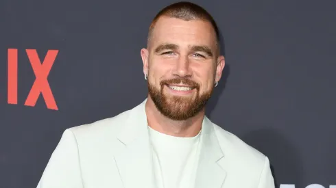 Travis Kelce attends the Los Angeles Premiere Of Netflix's "Quarterback".
