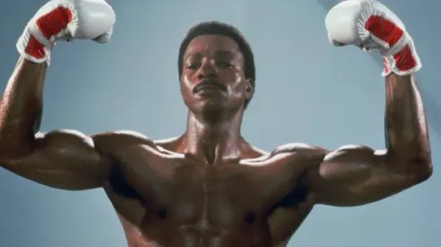 Carl Weathers as Apollo Creed in Rocky. 
