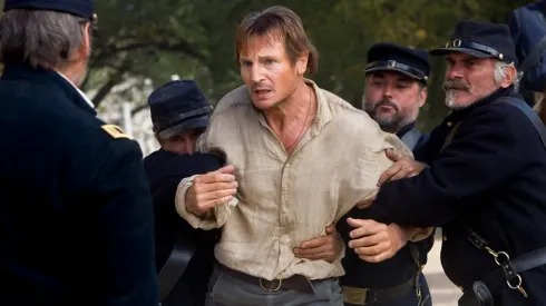 Liam Neeson in Seraphim Falls.
