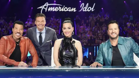 Lionel Richie, Katy Perry, Luke Bryan and Ryan Ryan Seacrest in American Idol.
