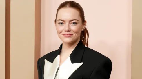 Emma Stone attends the 96th Oscars Nominees Luncheon at The Beverly Hilton on February 12, 2024.
