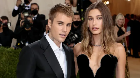 Justin and Hailey Bieber at the 2021 Met Gala
