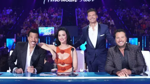 Katy Perry, Lionel Richie and Luke Bryan in American Idol. 
