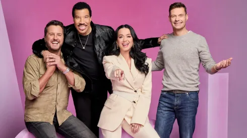 Katy Perry, Lionel Richie and Luke Bryan in American Idol. 
