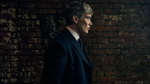 First look of Cillian Murphy as Thomas Shelby in the Peaky Blinders movie.
