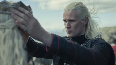 Matt Smith and Emma D'Arcy in House of the Dragon.
