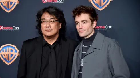 Bong Joon-ho and Robert Pattinson attend CinemaCon 2024
