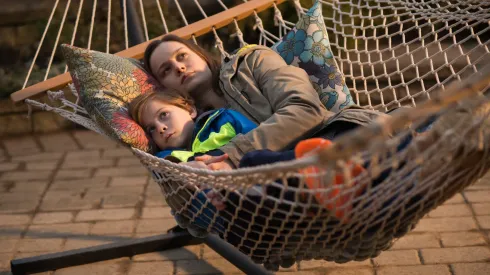 Brie Larson and Jacob Tremblay in Room.

