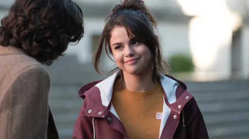Selena Gomez and Timothée Chalamet in A Rainy Day in New York.
