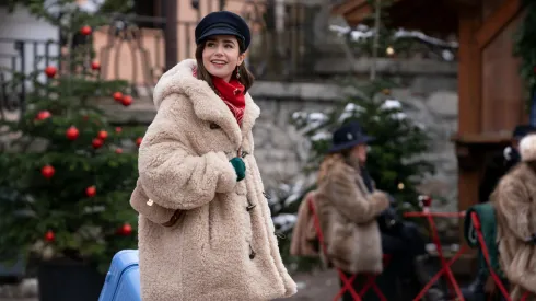 Lily Collins in "Emily in Paris Season 4" 
