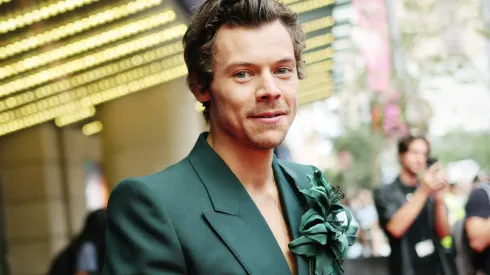 Harry Styles attends the "My Policeman" Premiere during the 2022 Toronto International Film Festival at Princess of Wales Theatre on September 11, 2022.
