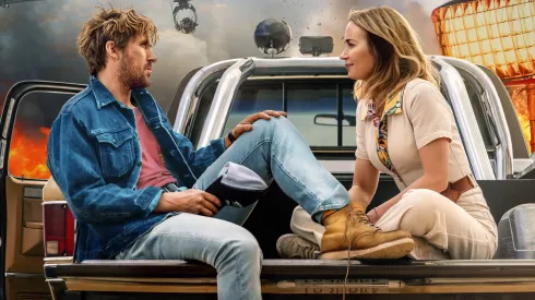 Ryan Gosling and Emily Blunt in The Fall Guy.

