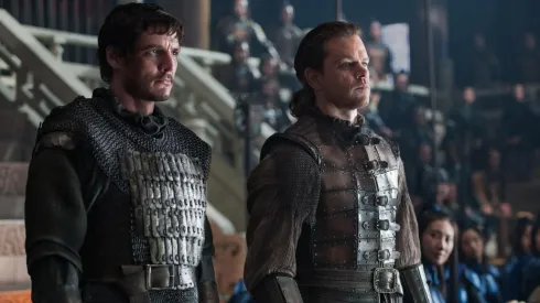 Pedro Pascal and Matt Damon in 'The Great Wall' 
