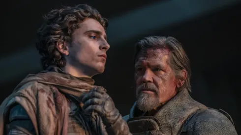 Timothée Chalamet and Josh Brolin in 'Dune Part II' 
