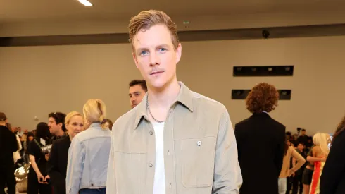 Patrick Gibson attends the Loewe Womenswear Spring/Summer 2024 show as part of Paris Fashion Week on September 29, 2023 in Paris, France.
