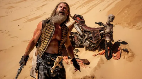 Chris Hemsworth in Furiosa: A Mad Max Saga.

