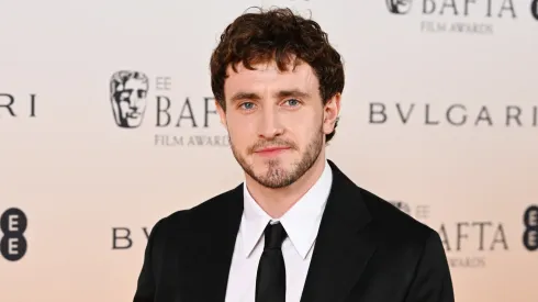 Paul Mescal attends the Nominees' Party for the EE BAFTA Film Awards 2024, supported by Bulgari at The National Gallery on February 17, 2024 in London, England. 
