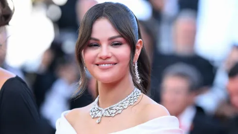 Selena Gomez attends the "Emilia Perez" Red Carpet at the 77th annual Cannes Film Festival at Palais des Festivals on May 18, 2024 in Cannes, France.
