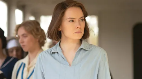 Daisy Ridley in Young Woman and the Sea. 
