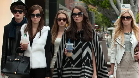 Emma Watson, Israel Broussard, Taissa Farmiga, Katie Chang and Claire Julien in The Bling Ring.
