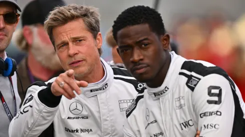 Brad Pitt and Damson Idris in F1.
